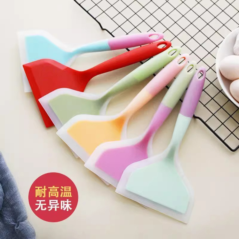 烙饼硅胶铲耐高温不粘锅专用铲子不伤锅烘焙厨房家用炒菜锅铲煎饼