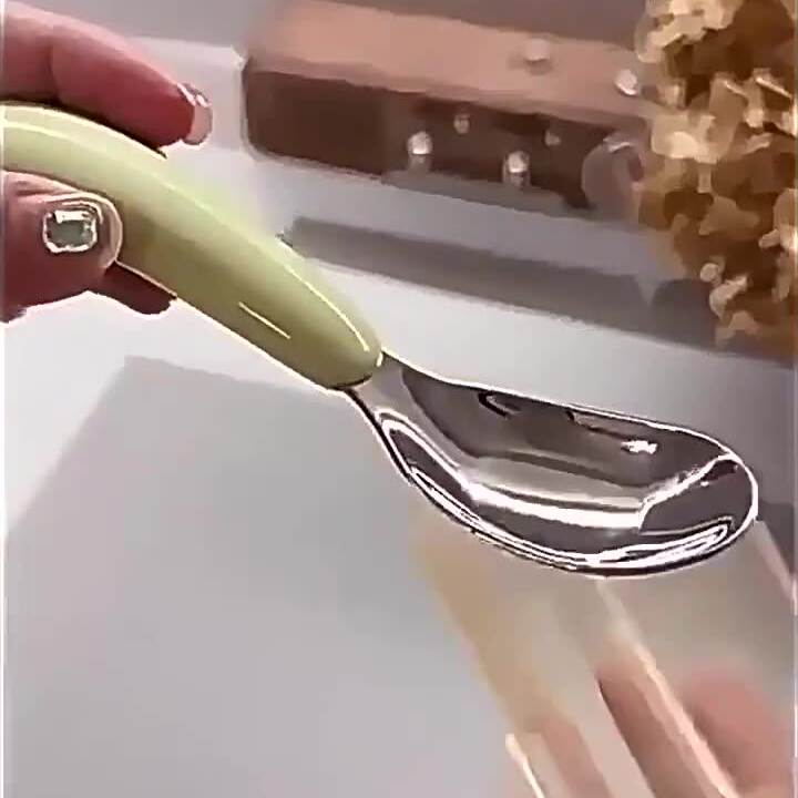 不锈钢元宝勺宝宝勺子婴儿卡通调羹汤勺食品级儿童勺子餐具盒