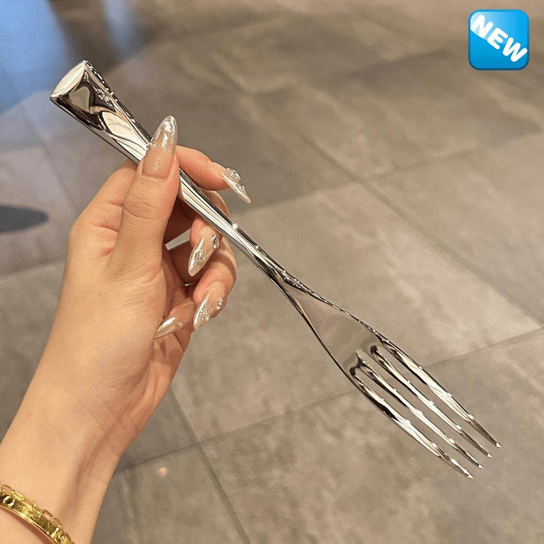 德国【贵族体验】网红高颜值不锈钢精致主餐叉西餐叉子水果甜品叉,餐饮具,叉/勺/筷套装,淘宝优惠券,粉丝福利购,淘宝优惠卷