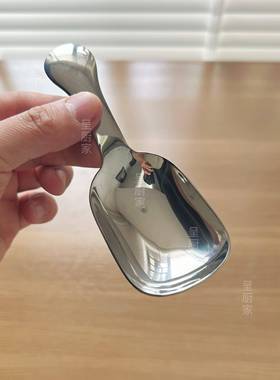 304不锈钢加厚短柄茶匙迷你小勺子咖啡量勺分茶勺茶叶铲挖勺汤勺