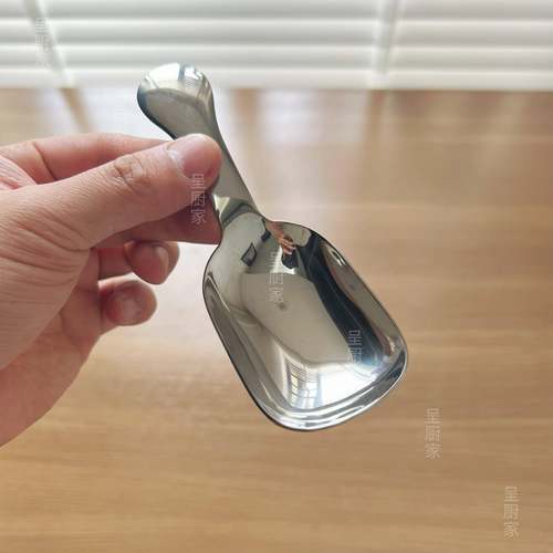 家用不锈钢加厚短柄茶匙