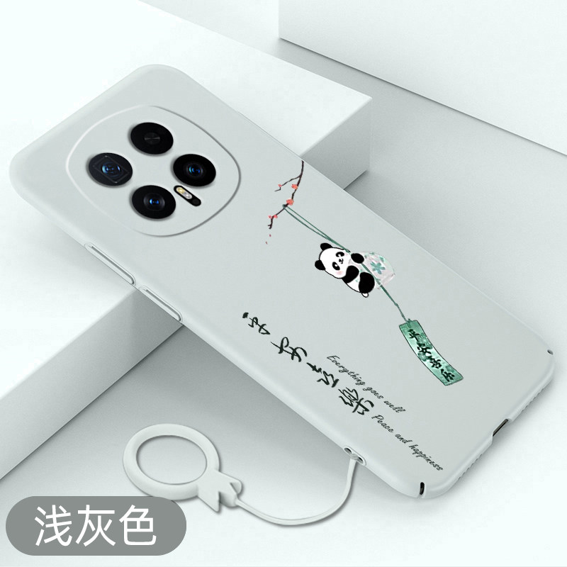 适用荣耀magic8手机壳熊猫风铃magic8pro全包超薄HONOR防摔硬壳中国风保护套创意平安喜乐国潮新款磨砂散热壳