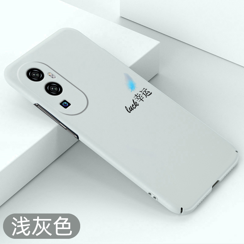 适用oppoReno10手机壳luck幸运reno10pro超薄全包不顶膜保护套reno10pro+简约新款防摔硬壳创意磨砂裸机外壳