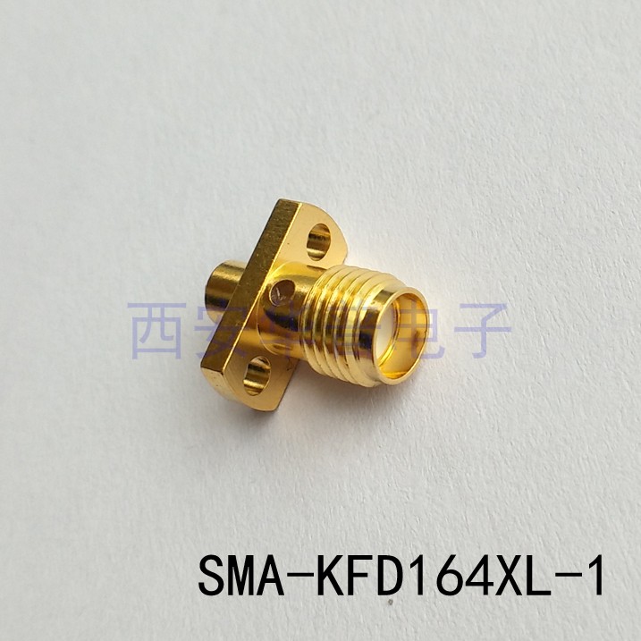 适用现货SMA-KFD164XL-1射频接头18G高频3mm穿墙小法兰SMA射频连