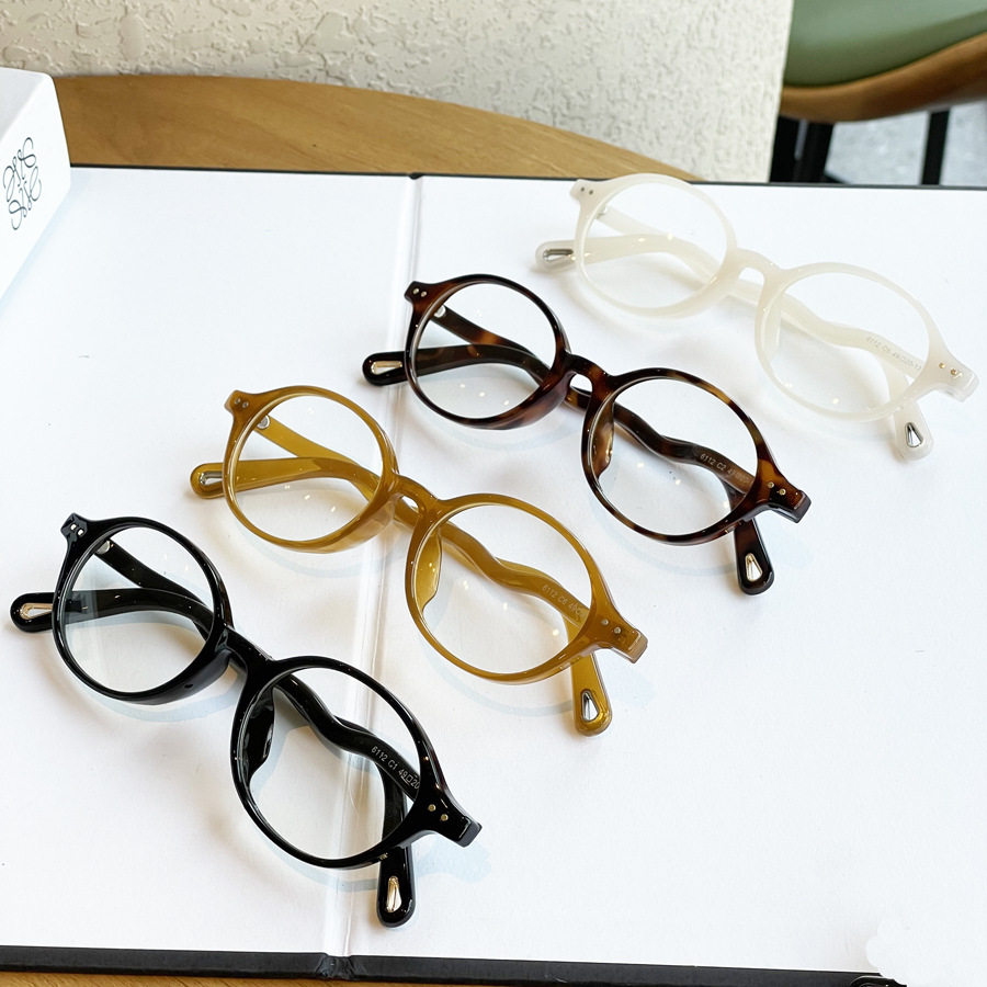 tr90新款眼镜框书呆子波浪腿复古个性防蓝光眼镜架近视眼镜框