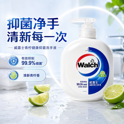 威露士抑菌洗手液480ml*1瓶洗手液呵护双手滋润健康洗手液女家用