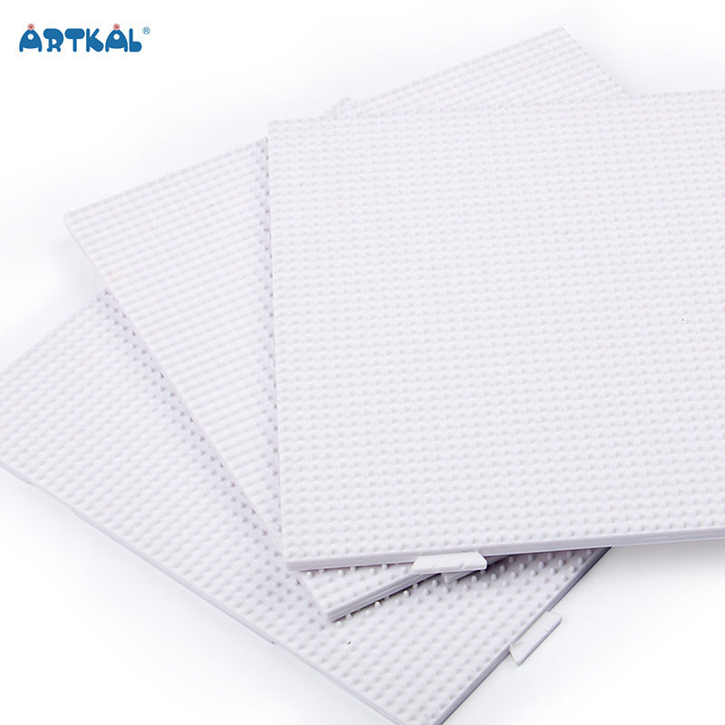 工厂直销颜色可定制拼豆底板 拼拼豆豆白色耐高温模板2.6拼图拼板