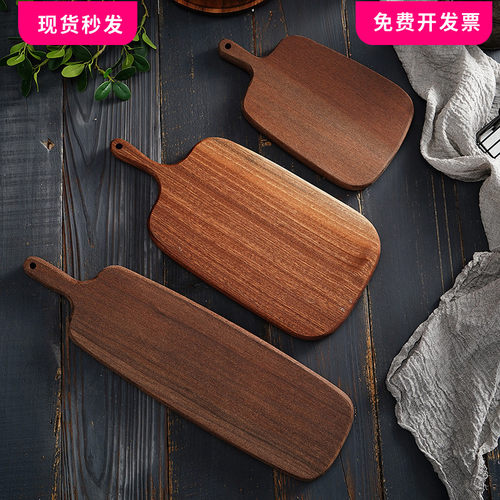 美食拍摄复古背景板黑胡桃木面板