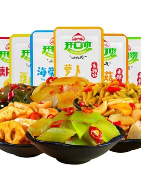 开口爽下饭菜零食口味多实惠
