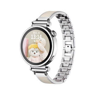 适用华为watchgt4表带gt5女生gt6夏天watch3新款gt7智能手表magicwatch2手表带女款41mm女士gt4gt3表链高级感