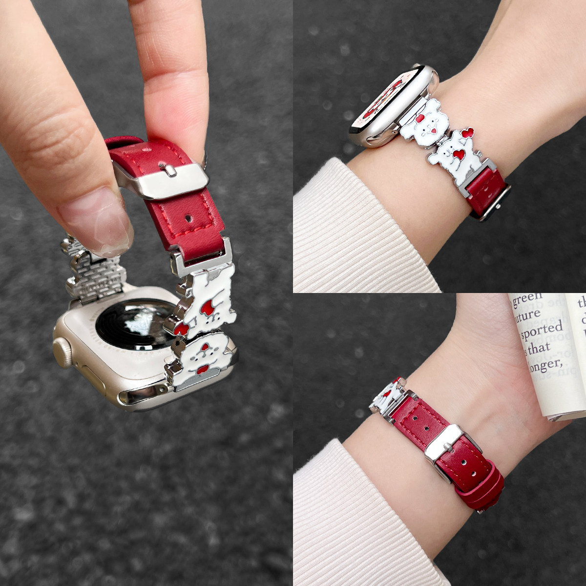 适用华为fit4表带秋冬女款fit4Pro系列手表带新款金属皮质watchfit3高级感精致女生手带fit2/1智能运动手表链,智能设备,智能手表手环表带/腕带,淘宝优惠券,粉丝福利购,淘宝优惠卷