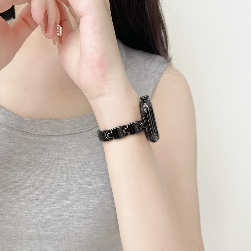 iwatch9金属表链ins风简约通勤女