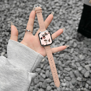 适用华为fit3手表表带女生秋冬新款fit2的替换带真皮智能运动腕表watch fit手表带配件创意女款时尚手环表链