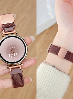 适用华为gt6表带冬季新款watch gt5腕表高端精致智能表链watch5高级感女款编织磁吸4/3pro系列女士gt3/2女表1