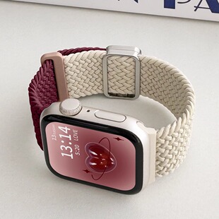 尼龙编织磁吸腕带fit1智能运动手表替换带 腕表watchfit2手表带高级女款 适用华为fit3 4专用表带女生秋冬新款