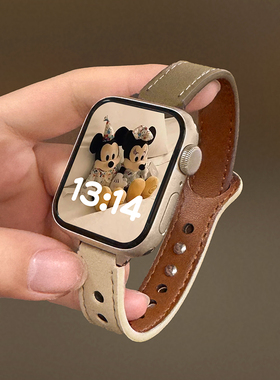 适用华为fit4手表watchfit3表带新款智能运动fit4pro手表带真皮智能运动watch fit替换腕带女表链配件女生