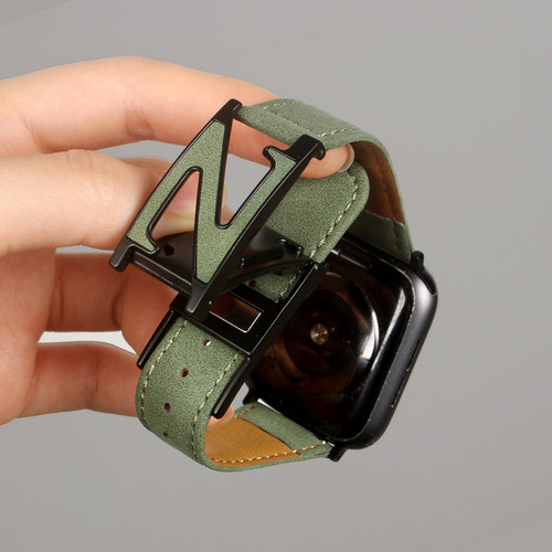 金属Z字-iwatchs10疯马皮手表带