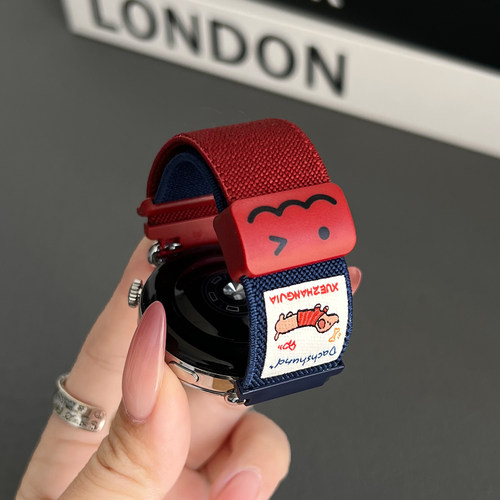 适用华为gt6弹力腊肠狗磁吸表带