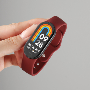 荣耀十代智能运动手表链 硅胶腕带8手表带高级感band7高颜值6pro舒适男女款 适用华为手环10表带秋冬新款 9nfc版