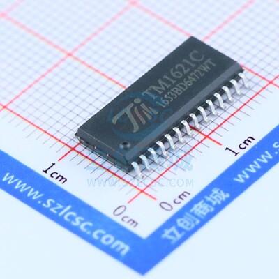 LCD驱动 TM1621C SOP-28_300mil
