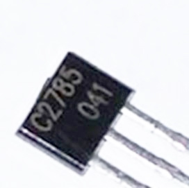 2SC2785 C2785 直插TO-92S 功率放大三极管0.1A/50V 全新进口原装