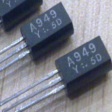 2SA949-Y A949 直插TO-92L 音频放大三极管 全新进口原装