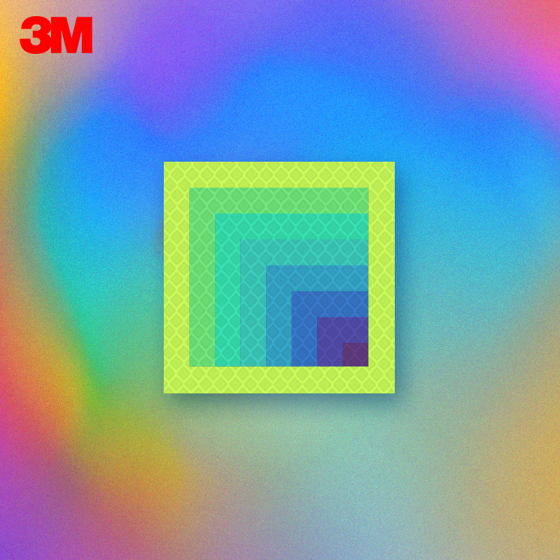 渐变创意图案3m正品反光贴