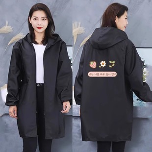 保暖外套男 围裙防水防油工作服冬季 加绒加厚罩衣年轻款 女厨房长袖