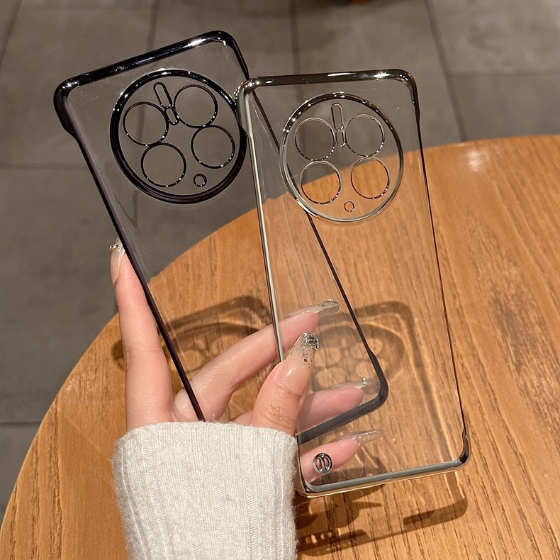 华为荣耀超薄无边框电镀透明硬壳