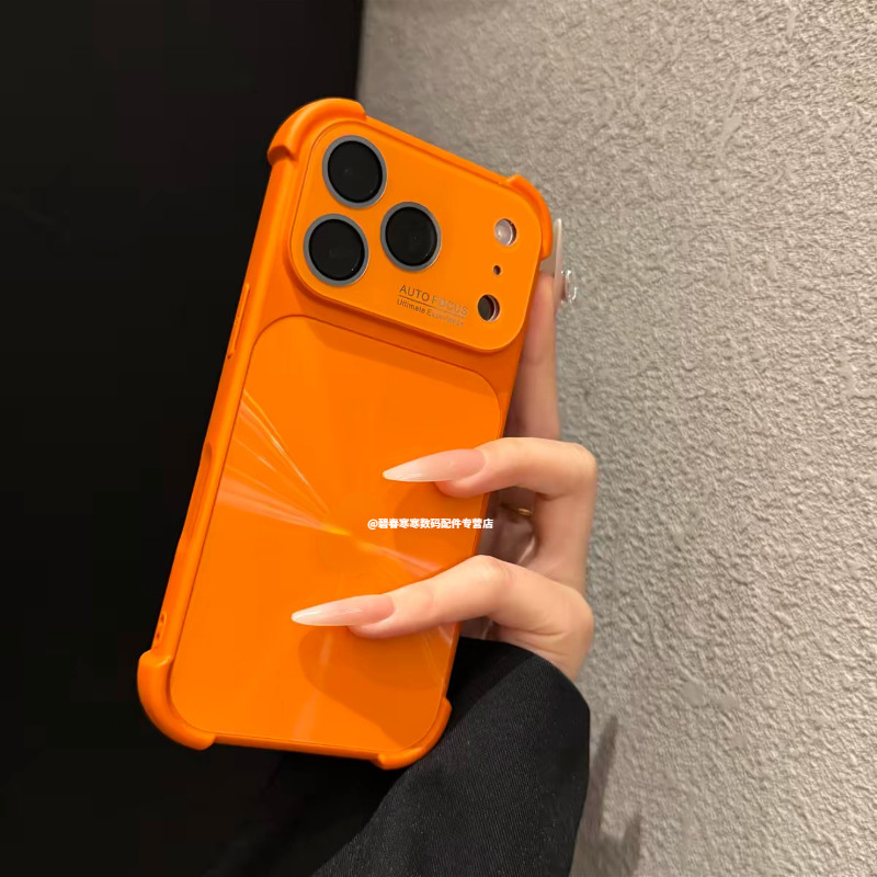 高级感镭射极光适用苹果17promax手机壳新款iPhone17