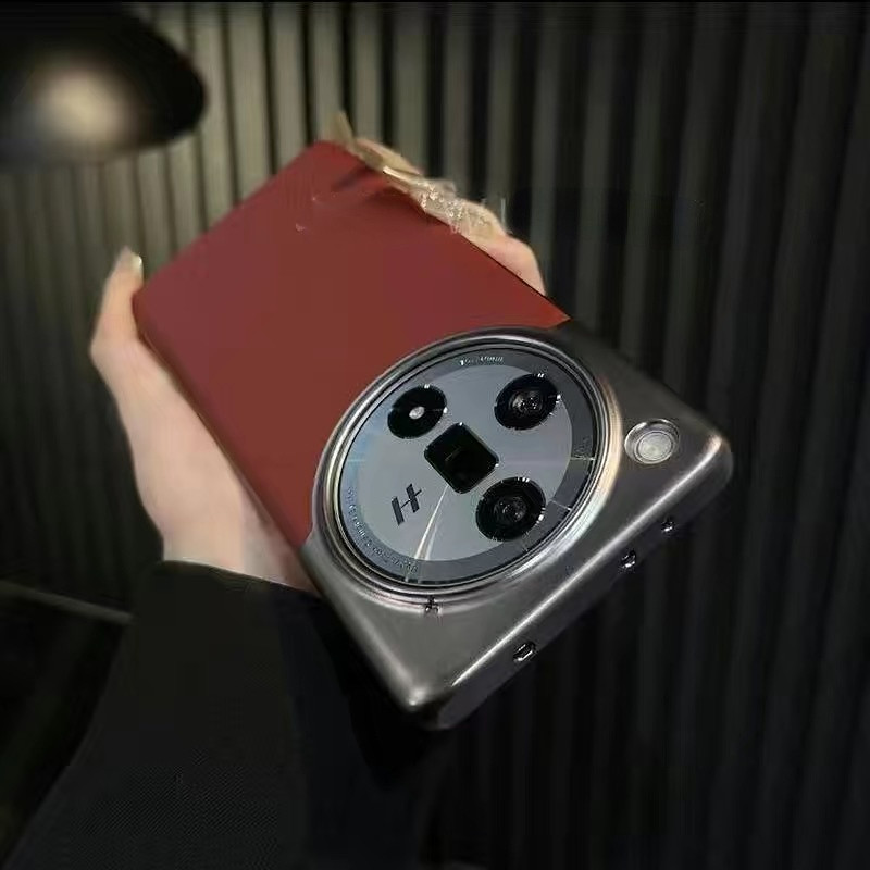 适用oppofindx7手机壳新款findx7ultra电镀拼接素皮保护套oppo超薄find镜头全包x6防摔高级感ultra男女x6pro