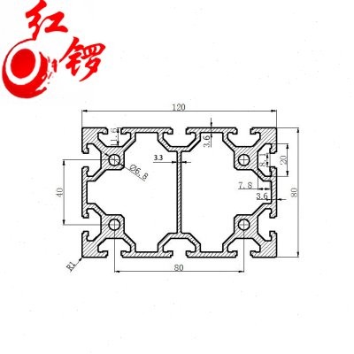 新款新品厂销销工业铝合金型材 80120 I重型机械设备铝型材铝合