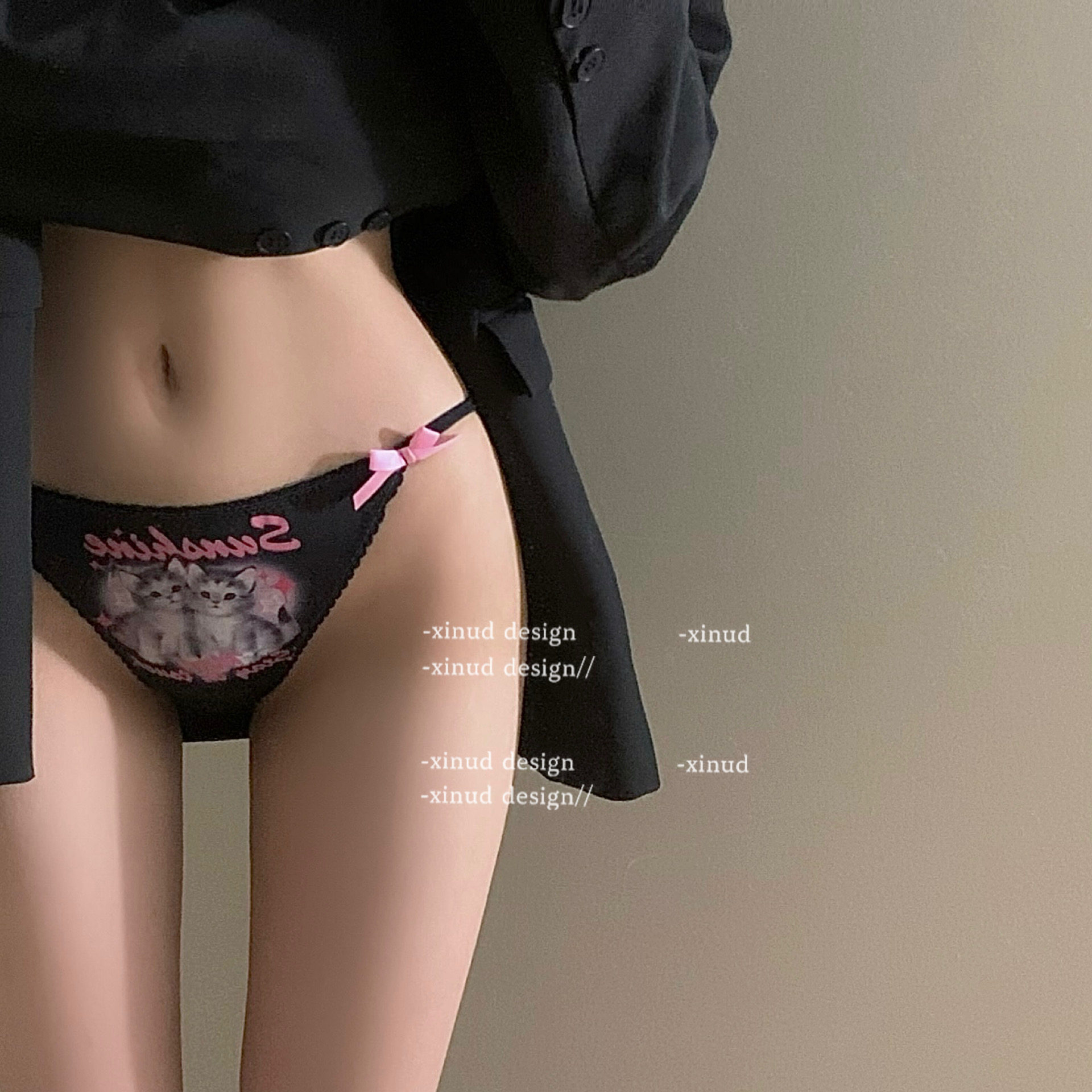 「LA」软喵酱*原创日系可爱猫咪卡通图案秋三角内裤学生少女舒适,女士内衣/男士内衣/家居服,女三角裤,淘宝优惠券,粉丝福利购,淘宝优惠卷