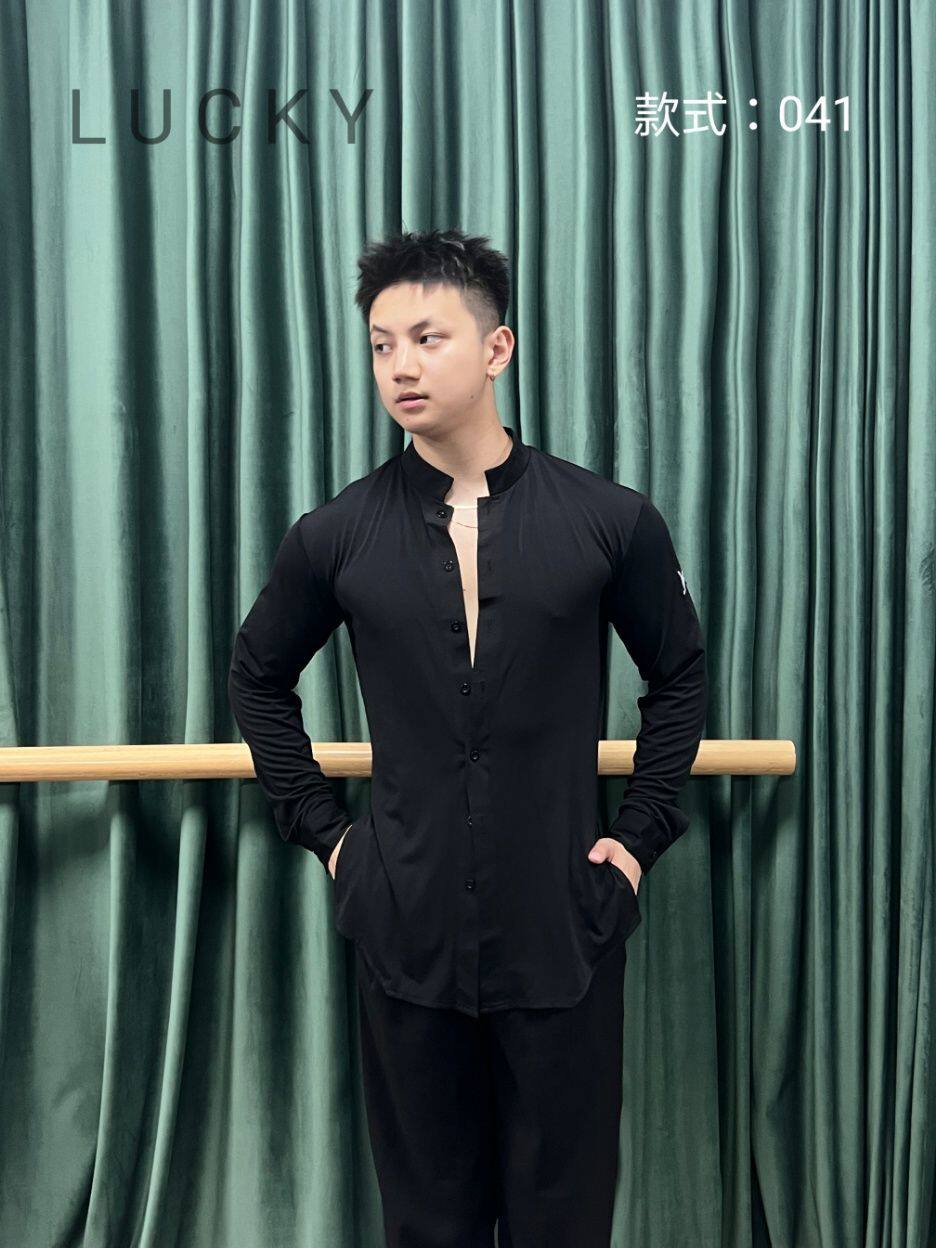LUCKY041新款舞服男生爆款洋气薄款跳舞演出服