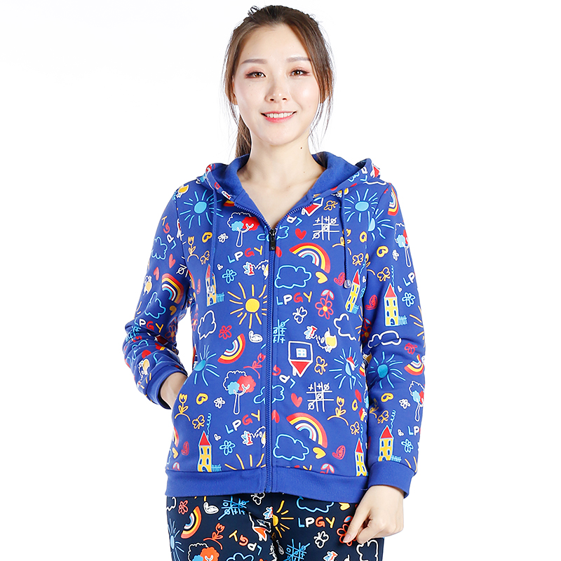 La Pagayo拉柏家雅秋装修身拉链连帽款女装时尚运动休闲长袖外套