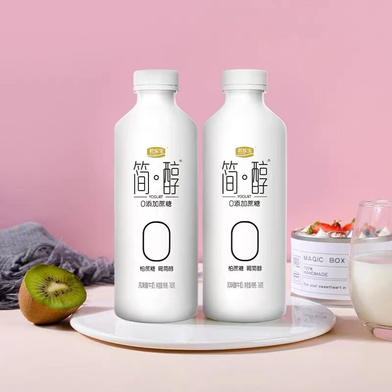 君乐宝简醇0蔗糖酸奶大瓶装大桶