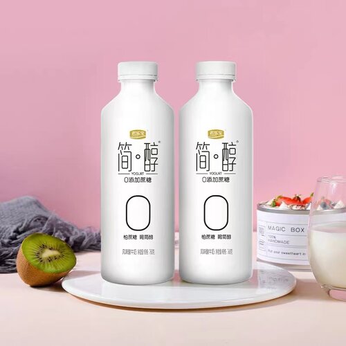 君乐宝简醇0蔗糖酸奶大瓶装大桶