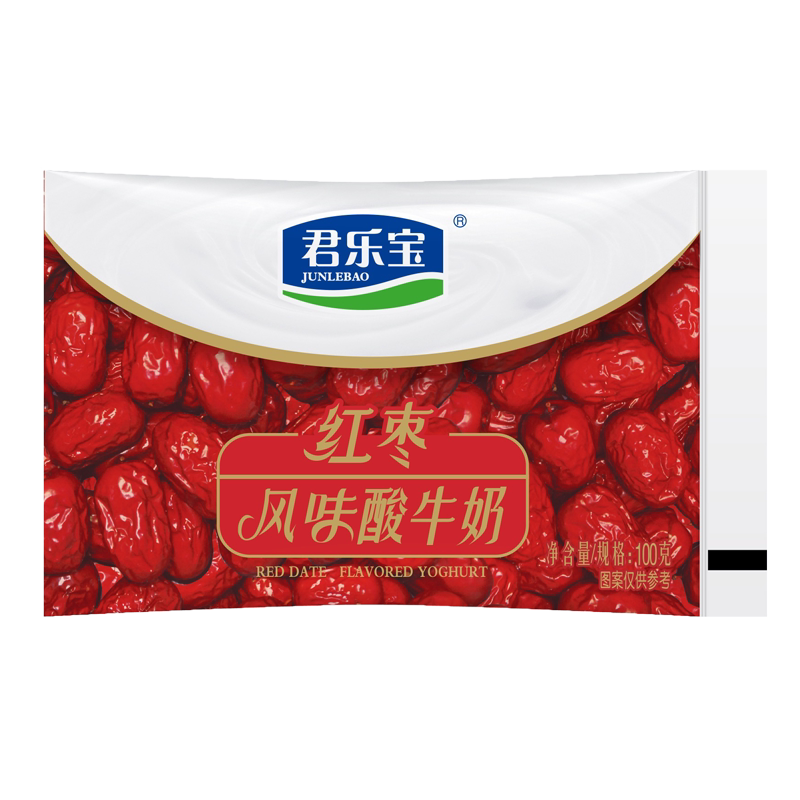 袋装君乐宝红枣酸奶家庭实惠装