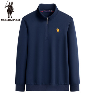 拉尔伦保罗秋冬款套头宽松大码男士长袖加大休闲胖子潮流圆领卫衣