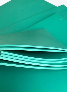 A2A3A4版画胶板绿色pvc软胶板绿版雕刻板绿胶板橡胶板麻胶板软胶板绿版雕刻板绿胶板橡胶板木刻刀滚筒用刻板