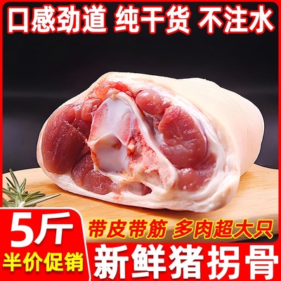 生鲜猪脚圈新鲜冷冻猪拐骨批发商用小蹄膀蹄膀圈猪蹄圈猪脚圈块