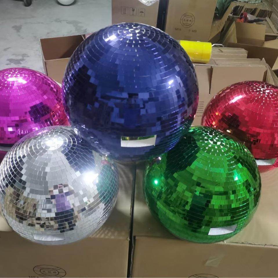 婚庆舞台灯光反射镜面球舞台disco玻璃球反光球镭射球酒吧KTV