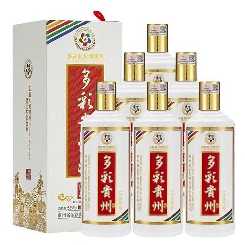 2021年多彩贵州传承佳品53度酱香型整箱500ml*6瓶精美盒装送礼酒