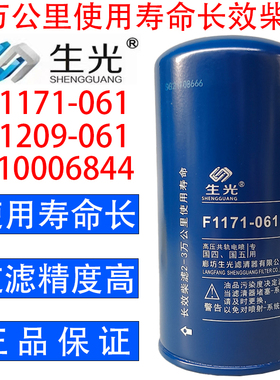 生光 F1171-061柴油滤芯X10006844适配云内F1209-061 X10018956等