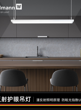 德国沃达迈Waldmann儿童漫反射多功能护眼灯学生学习书桌饭厅吊灯