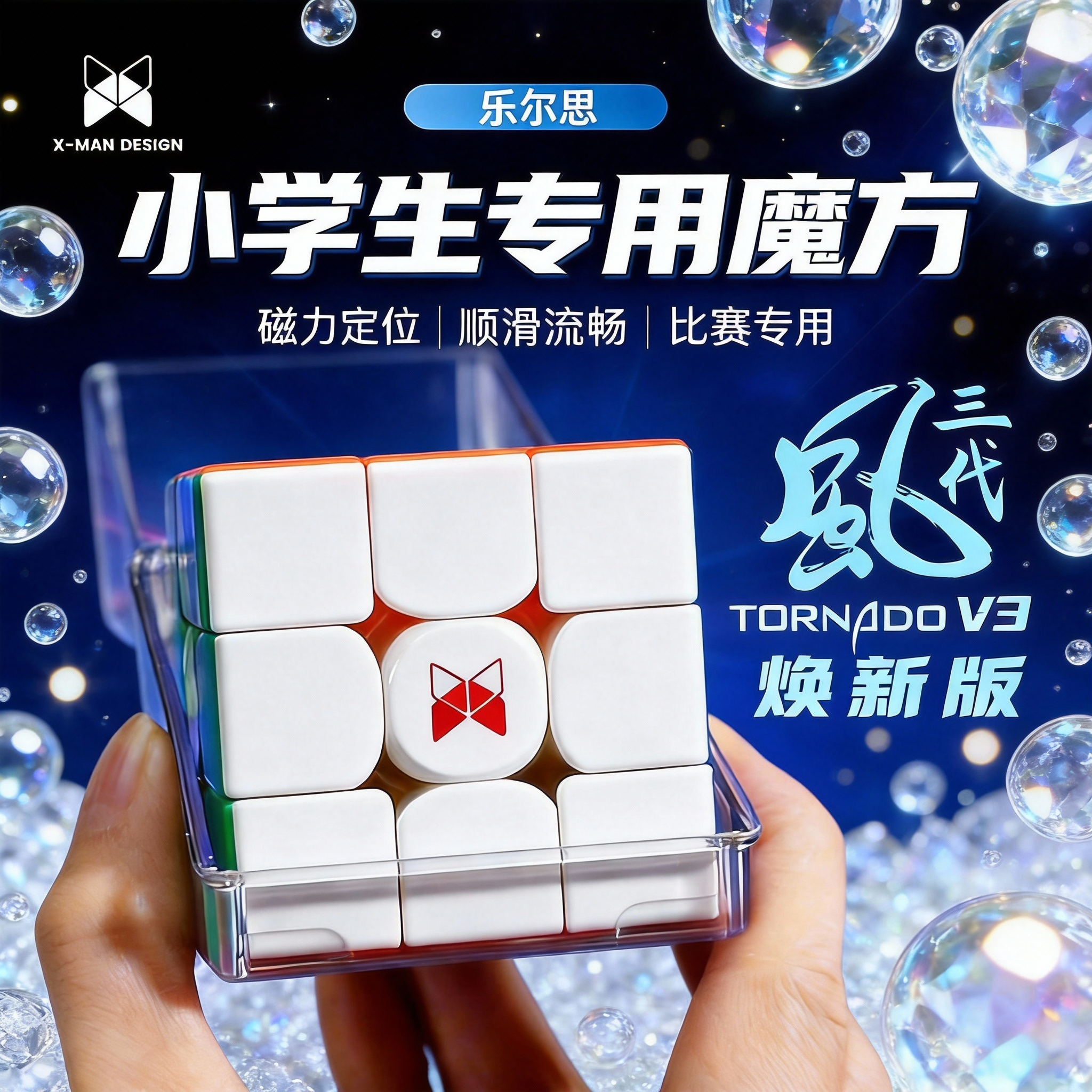 小学生专用魔方风三阶三代磁力比赛专用UV顺滑速拧竞技版儿童玩具,玩具/童车/益智/积木/模型,魔方,淘宝优惠券,粉丝福利购,淘宝优惠卷