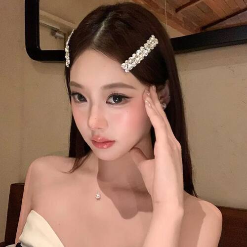 韩版轻法式奢满时尚超闪洋气掰掰夹发夹精致侧边网红新款爆款发饰