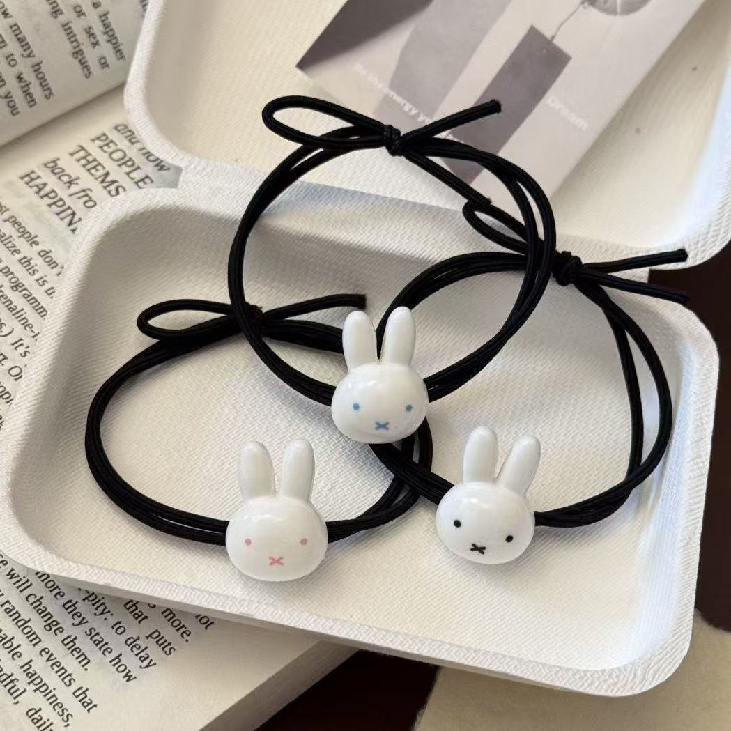 米菲兔发圈日系皮筋二次元可爱米菲兔发绳卡通情侣闺蜜皮筋韩版