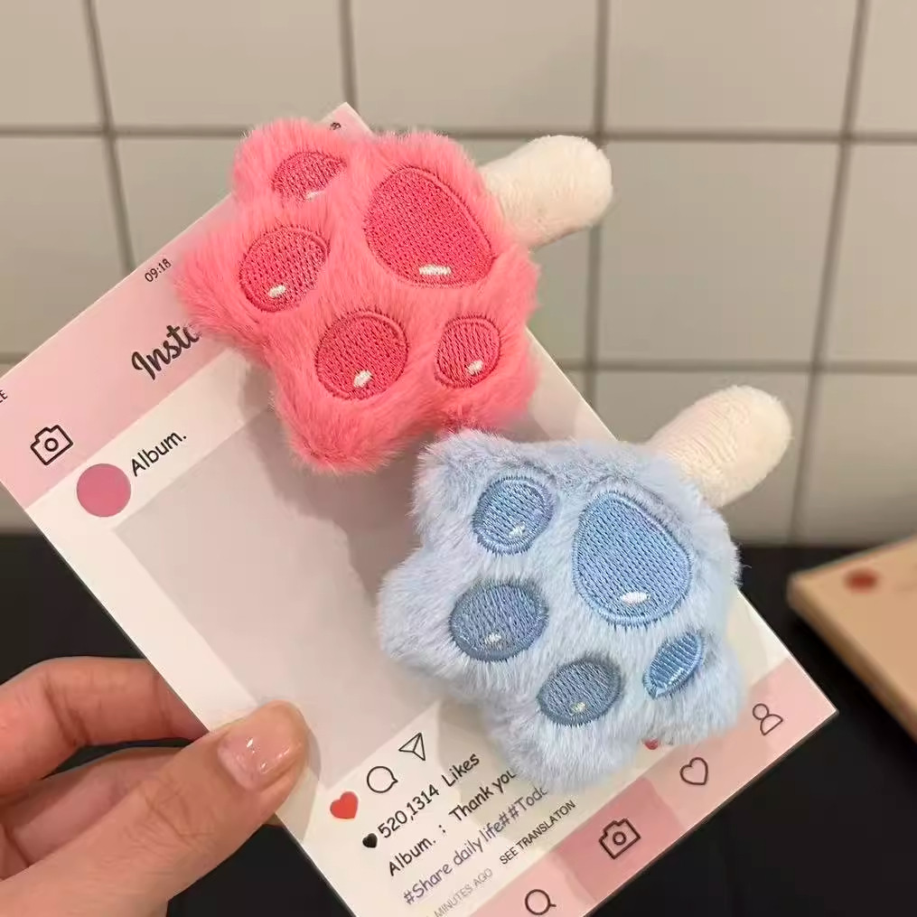 可爱疯狂动物城周边爪爪冰棍发夹毛绒猫爪卡通少女侧边刘海夹发饰,饰品/流行首饰/时尚饰品新,发饰,淘宝优惠券,粉丝福利购,淘宝优惠卷