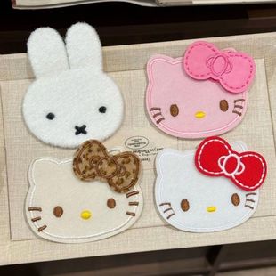 kitty猫魔术贴超可爱猫咪整理碎发刘海贴魔术贴发卡化妆